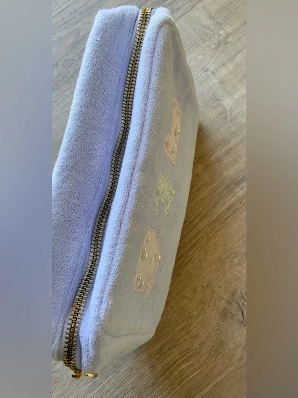Stoney Clover Lane Terry Cloth Insulated Medium Pouch Bag OS